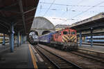 09.06.2025: MAV 448 422 mit Breitspurwagen / Budapest-Keleti, Ungarn