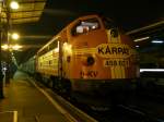 Krpt Vast 459 021 (frher Strabag 1125) mit einem Sonderzug am Bahnhof Budapest-Keleti, am 14. 10. 2012. 