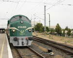 Komplex Rail 618.629 (HR-KR 92 55 0618 629-3) mit dem R 19784 nach Tapolca, am 13.08.2022 in Baltonfred.