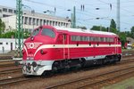 MAV M61-001 im Bahnhof Nyiregyhaza, 29. ‎Mai ‎2016