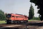 M62 163 beim Rangieren in Zalaegerszeg (22.05.2007)