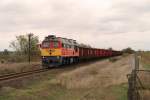 M62 314 mit Gterzug bei Fehervarcsurgo (14.10.2009)