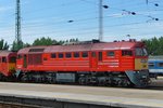 628-272 im Bahnhof Nyiregyhaza, 29. ‎Mai ‎2016