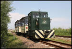 In der ungarischen Puszta gibt es eine 760 mm Schmalspurbahn, die einst dem Transport von Zuchtfischen diente.