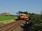 Der 117 252 als Regionalzug  am 31.07.2020 unterwegs bei Sümeg.