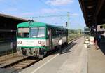 Anl�sslich des M�V-Retrowochenendes am 01.08.2026 rund um Kaposv�r, verkehrte der M�V-H�V 117 289 in Si�fok als Sz 38323 nach Kaposv�r.