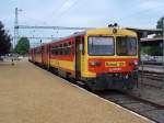 Bzmot 221, Bzomt 315 und Bzomt 252 als R 38317 nach Kaposvr am 26.07.2011 in Fonyd