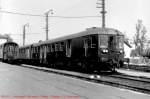 MAV - Ein Triebwagen aus Ganz (Bbmot ??) irgendwo in Ungarn, aus einem anderen Zug aufgenommen (Foto: J.J. Barbieux)