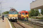 Am 26.07.2025 brachte die MV-START 431 335 den IC 19794  Kk Hullm  vom Budapest-Dli nach Tapolca bis nach Balatonfred.