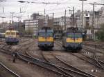 3 V43 Loks vor dem Bahnhof Budapest-Nyugati pu am 22.10.2007