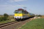 GySEV V 43326 ist am 10.9.2008 mit Personenzug 199950 bei Sopronkövesd in Richtung  Szombathely um 9.47 Uhr unterwegs.