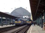Bahnhof Budapest-Keleti mit drei V43 (1108, 1206 & 1044) am 20.01.2007.