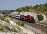 Die 470 503 mit einem IC nach Budapest am 26.08.2017 unterwegs bei Szár