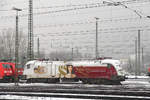 Auf den langen Nummer  91 43 0470 501-7 H-Gysev  hört dieser Taurus der ungarischen Gysev.
Aufgenommen am 1. Dezember 2017 in Karlsruhe, am Rande des Rangierbahnhofs.