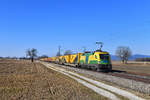 470 502 mit dem Gartner-KLV am 25.02.2018 bei Langenisarhofen.