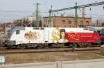 175 Jahre Sisi, hier zum sehn auf der 1047 501 hinterstellt im Bahnhof Sopron; am 04.03.2012