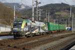 470 504 mit Zug 41373 in Bruck an der Mur am 18.03.2014.