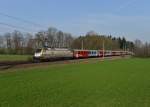 470 010 mit einem REX nach Passau am 22.03.2014 bei Hötzlarn.