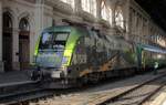 Am 10 September 2018 gratuliert GySEV 470 504 sichselbst mit das 140 Jahresjubiläum der GySEV/ Raaberbahn 1872-2012 in Budapest Keleti.