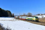 471 501 mit DGS 41163 am 24.02.2018 bei Sinngrün. 