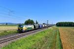 471 004 mit einem Getreidezug am 30.06.2019 bei Stephansposching.