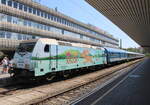M�V-START 480 009  Kajla.hu  mit dem S 19715  V�zip�k  aus Balatonf�red, am 01.08.2026 in Budapest-D�li.
