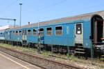 Der Halbgepckwagen MV H-START 50 55 82-28 106-7 BDbh⁸⁰ im Sz 19614 nach Tapolca, am 19.07.2024 in Keszthely.