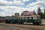 Blick auf weitere Wagen der LAEV in Miskolc-Majlath, 10.7.16   Hier ist das Depot der Waldeisenbahn; der ehemalige Bahnhof wird ohne Halt durchfahren.