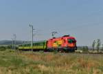 1116 063 mit einem R nach Szentgotth�rd am 28.07.2013 bei K�ph�za.