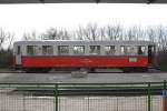MAV-Schmalspurwagen Ba 50 55 25-01 495-5 am 27.Feb.2010 im Bf.