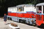Mk45-2002 vor Zug 402 am 08.September 2013 im Bf.