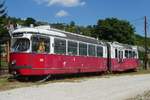 Aus dieser Blickrichtung steht der Motorwagen 189 im Vordergrund auf dem Betriebswerk der LAEV in Miskolc-Majlath, 10.7.16 