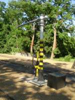 Well at Nagycenk station. There are sometimes steam runs on the line, so it is used.