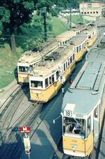 Budapest_Linien 4 + 6 + 18_Moszkvatér _23-07-1975