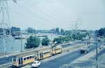 Budapest_Linie 3 mit 3-Wagenzug am Donauhafen_22-07-1975