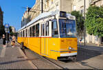 ÖPNV in Budapest (HU)  Die Straßenbahn-Linie 2 ist für Touristen ideal.