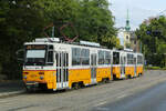 Straßenbahn Budapest Zug 4019 auf der Linie 56 am 23.07.2026 fotografiert.