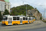 Straßenbahn Budapest Zug 4141 am 23.07.2026 fotografiert.