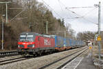 FOXrail 193 966 mit einem  Walter-Zug , Aßling, 18.02.2026