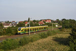 GySEV 415 502 fährt als R 9183 von Szombathely nach Sopron.