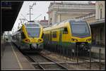 415 505 und 435 505 nebeneinander in Szombathely am 27.01.2019.