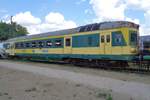 Museumstuck: GySEV 5146-02 steht am 12 Mai 2018 ins Budapester Eisenbahnmuseumpark.