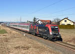 Seit dem Fahrplanwechsel wird der EC 151  Emona  planmäßig von 470ern bespannt, am 15. Feber 2021 war die GySEV 470 503  Richard Wagner! eingeteilt und wurde von mir in Werndorf fotografiert