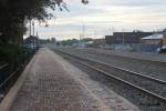 Hier ein Blick entlang des Bahnhofes Flagstaff an dem heute keine Personenzge mehr halten.