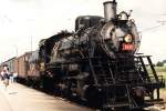 1630 der Frisco Railroad (Baldwin, Baujahr: 1918) in Rail Museum Illinois bei Union (State of Illinois) am 21-08-93.