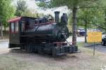 Laclede Christy # 2 eine 30  Spur Tramway Lokomotive Typ 9T, Achsfolge 0-4-0 (Davenport / 1907) ausgestellt im Museum of Transportation in St.