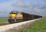 505 approaches Belle Glade whilst working BT4, loaded sugarcane from Bryant to Clewiston, 14 Feb 2020
