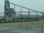 Coal loading facility near Wright, Wyoming. BNSF and UP are loading at the same time on 10 Nov 2003.