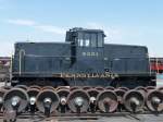 Erstaunlich viele Rder fr eine kleine Lok :-), alte GE Rangierlok #9331 der Pennsylvania Railroad, im Yard der Strasburg Railroad (02.06.09).