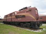 Pennsylvania Railroad GG-1 E-Lok #4913 steht 13/7/2008 im Railroaders Memorial Museum, Altoona Pennsylvania.